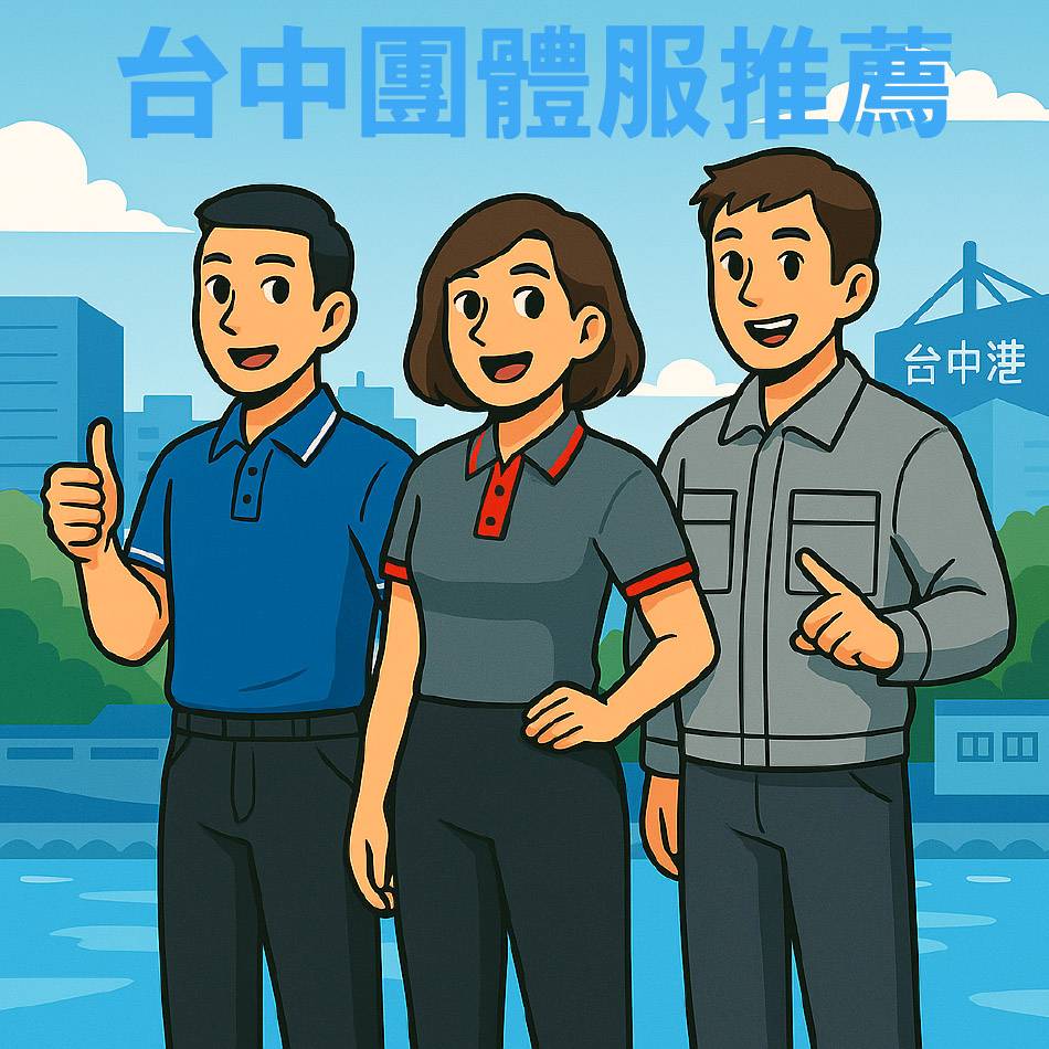 台中團體服推薦 團體制服設計展示圖